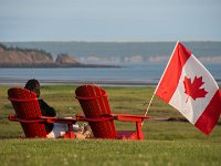 Enjoying Canada Day on the Bay of Fundy
