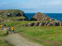 The trail to the puffin viewing site at Elliston, Newfoundland.