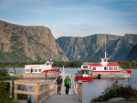 Last Call , the tour boats are moored. Western Brook Pond, Gros Morne National Park.